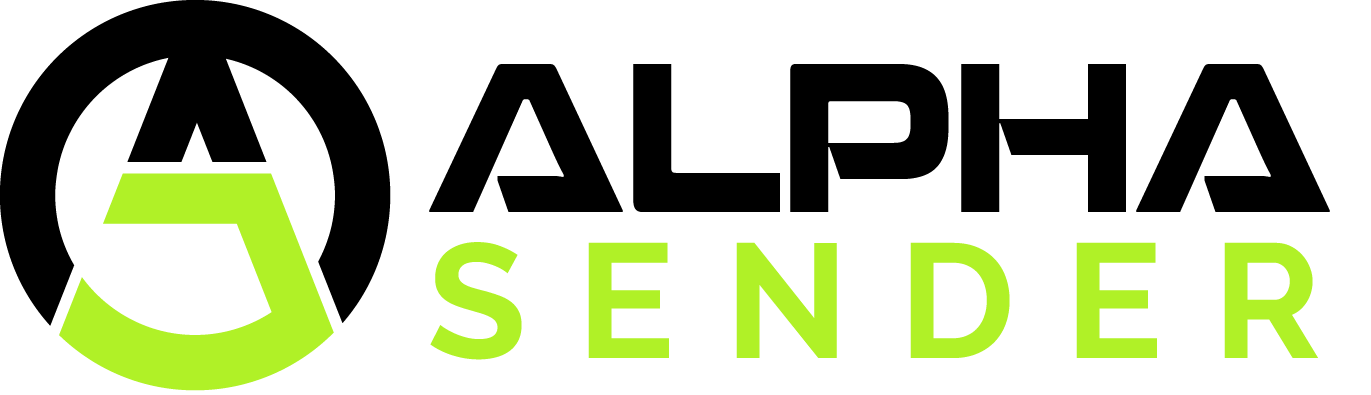 Alpha Sender  logo